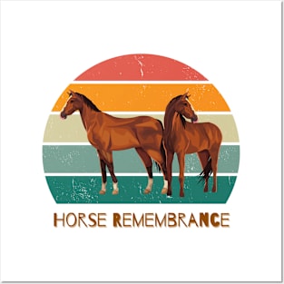 Horse remembrance Posters and Art